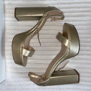 Lulus Platinum Heels